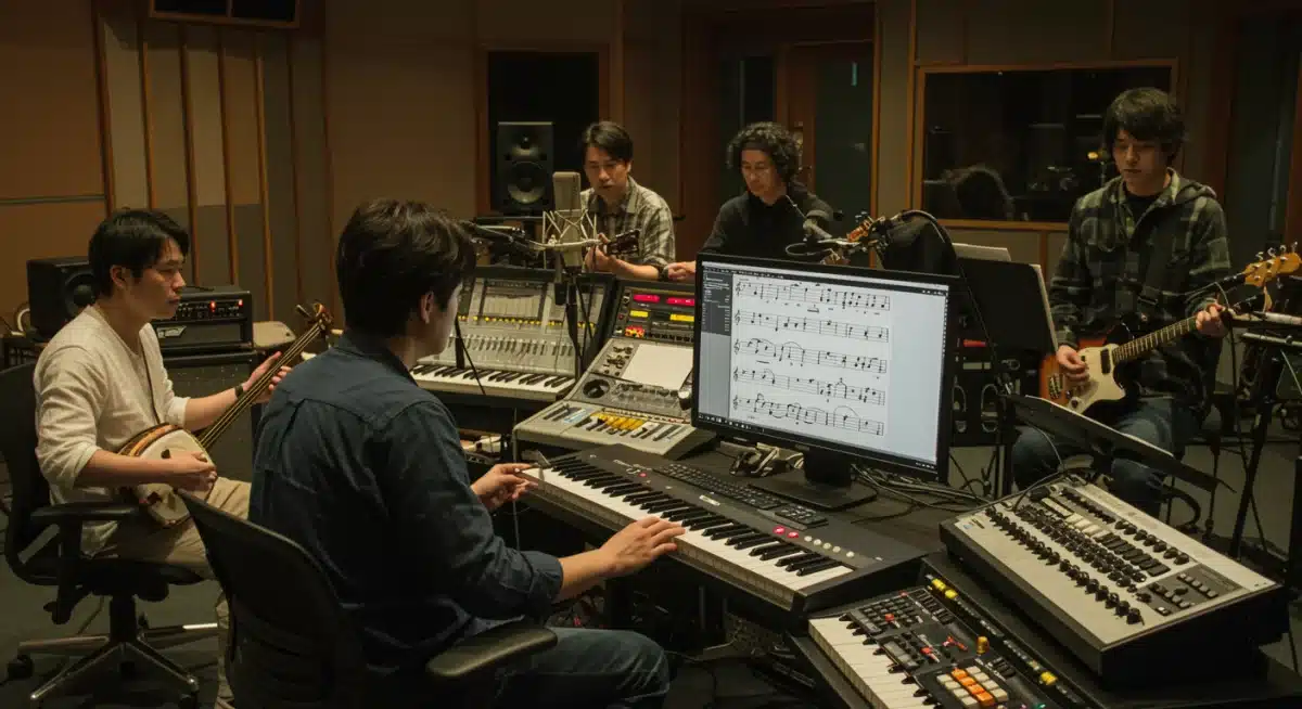 Fusion of traditional and modern music in dorama soundtracks