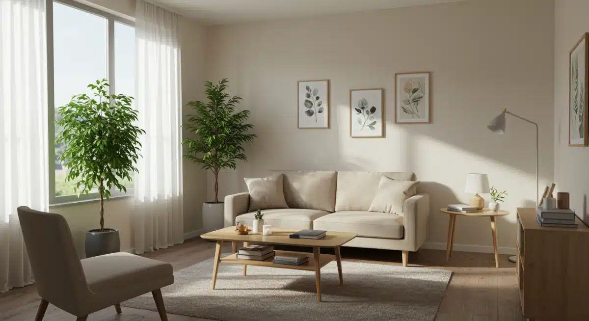 Modern Japanese counseling room for mental health support