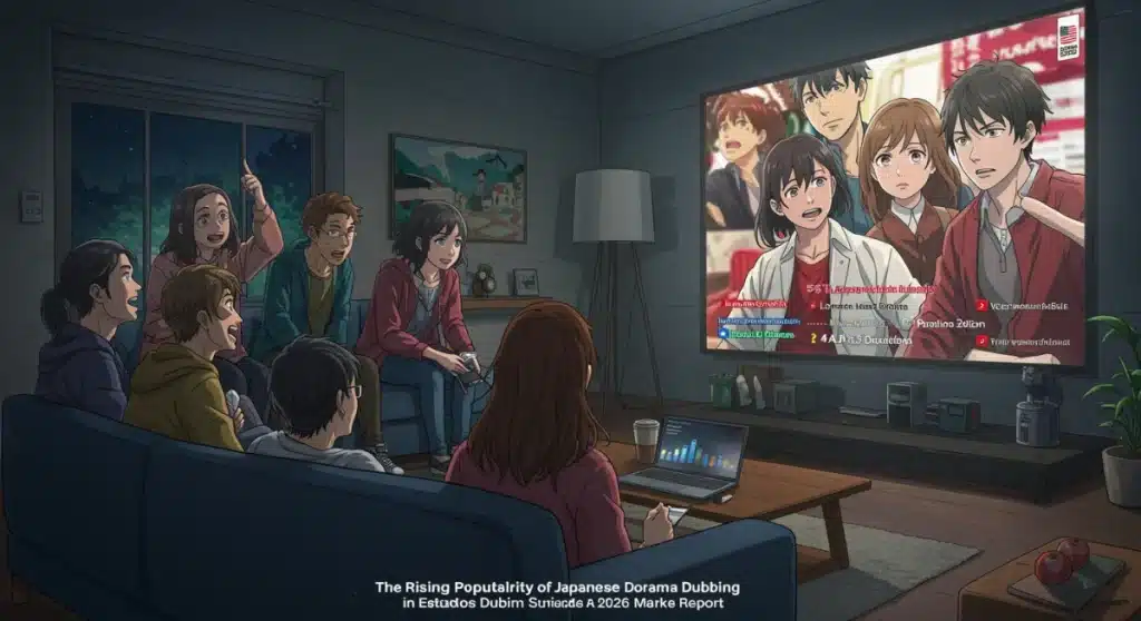 Japanese Dorama Dubbing: US Market Report 2026