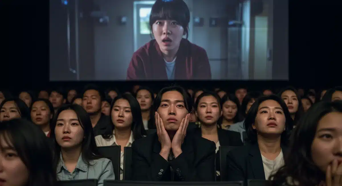 Global K-drama fans reacting emotionally to a compelling scene