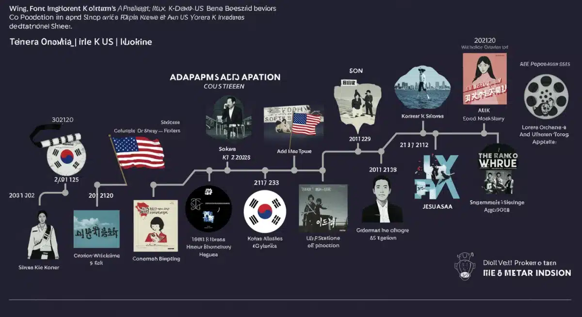 Timeline of K-drama US adaptations and co-productions