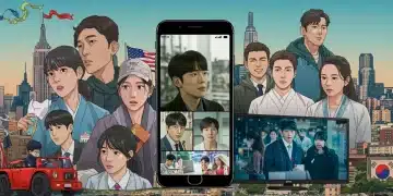 Korean drama adaptations from webtoons gaining popularity in the US, bridging cultures.