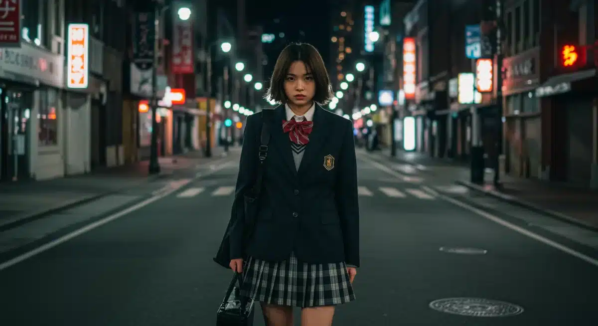 Modern schoolcore fashion trend in US influenced by Japanese doramas