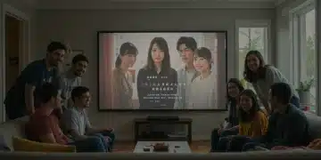 US audience enjoying a Japanese dorama on a streaming platform