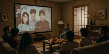 US viewers engaged in watching Japanese dorama, exploring Japanese cultural themes.