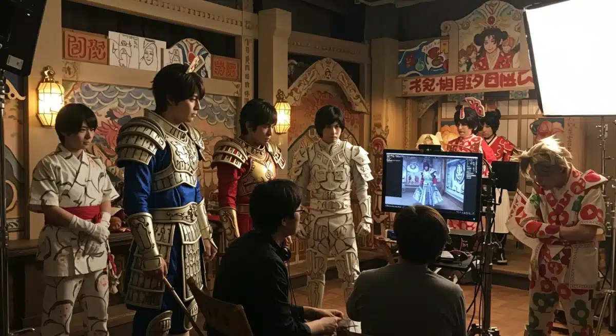 Behind-the-scenes production of a Japanese drama based on a popular manga series.