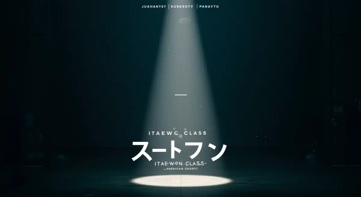 Mock-up casting call poster for 'Itaewon Class' US adaptation, with empty space for lead actor's name.