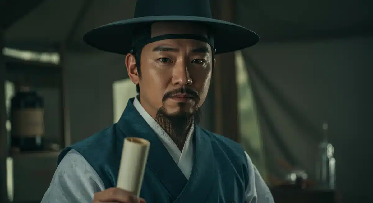 Seo-bi the physician studying the plague in Kingdom sequel