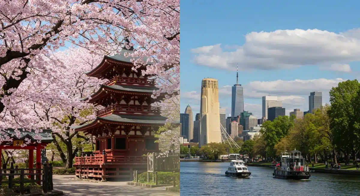 Visual representation of US and Japanese cultural fusion for dorama